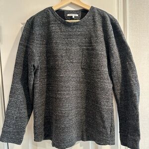 Helmut Lang men's long sleeved gray crewneck